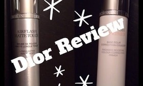 Dior Airflash CC Primer and Matte Touch Review