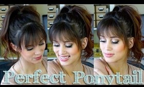 How to get a PERFECT PONYTAIL that will last ALL DAY!