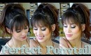 How to get a PERFECT PONYTAIL that will last ALL DAY!