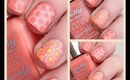 A montage of nail stamping /Nail manicures