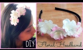 DIY Floral Headband Tutorial ♥ 2014