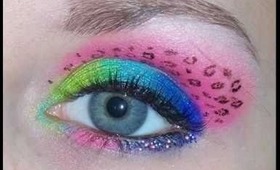 Rainbow Leopard Print Eyes