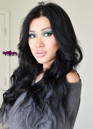 Love this stunning look from the beautiful Nymphette, featuring our Vixen lashes! http://iamnymphette.com/2013/03/midori/