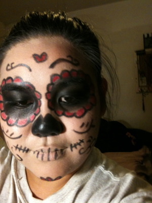 My Frieda Kahlo-inspired Sugar Skull