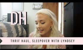 DAILY HAYLEY | Thrift Haul, Sleepover with My Sister