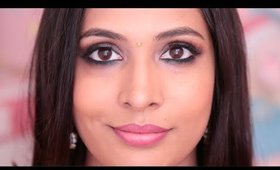 Bollywood Inspired Makeup Look | Brown Smokey Eyes