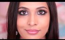 Bollywood Inspired Makeup Look | Brown Smokey Eyes
