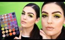 Lime Green Spring Makeup Tutorial | Morphe 35M Palette