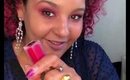 Review Touche Eclat Foundation And Matte Lip Stain YSL + One Color Look For Dark Skin