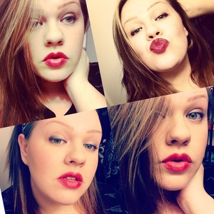 I used kirkland(costco) brand lipstick for this..fun, pretty, classy, classic, fun, dramatic, kisses