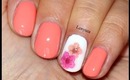 Easy Spring/Summer Nail Design with Dry Flowers