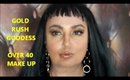 Gold Rush Goddess Makeup Tutorial / Golden Glow Summer Makeup / Over 40