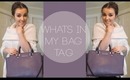 Whats in my bag tag!