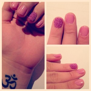 Pink Caviar Nails <3