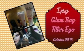 Ipsy October Glam Bag | Alter Ego 2015 | PrettyThingsRock