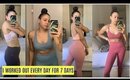 I Worked Out Every Day For a Week *SHOCKING RESULTS*