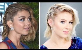 Sarah Hyland Inspired Braided Short Hairstyle | Milabu