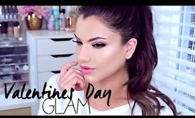 Valentine's Day Glam Makeup Tutorial | Kayleigh Noelle