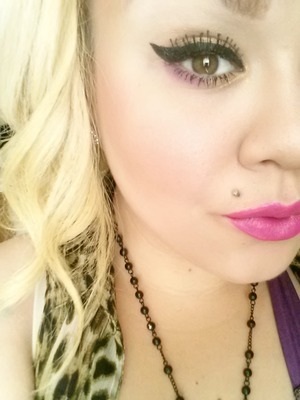 Look of the day made purple :)
