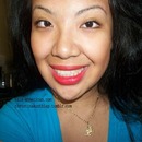 First time trying red lips.