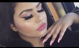 PINK & NUDE Makeup look Spring 2016!