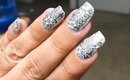 White Lace Nail Decals ~ Cheap Nail Wraps from BornPrettyStore