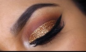 Glitter Cut Crease Eyeshadow Tutorial | MissBeautyAdikt