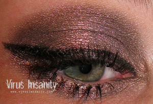 Virus Insanity eyeshadow, Cinnamon Cappuccino.

www.virusinsanity.com