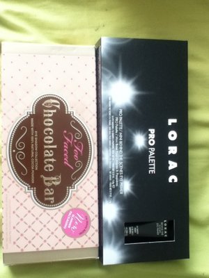 Too Faced Chocolate bar & Lorac Pro..Could choose btw the two so I got both💕💄🎀