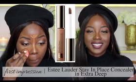 FIRST IMPRESSION | Estee Lauder Stay in Place CONCEALER in Extra Deep