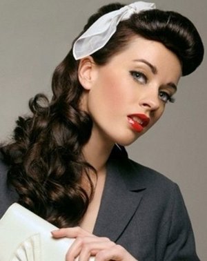 Pin-up hairstyles for curly hair? | Beautylish