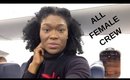 First All Female Crew | The Blessed Fly Girl | Flight Attendant Vlog 7
