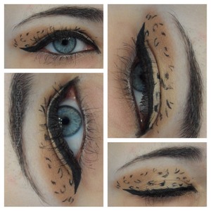 Official leopard makeup look