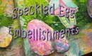 How To Make Speckled Egg Paper Embellishments