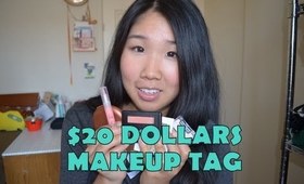 $20 Dollar Makeup Challenge Tag ♥