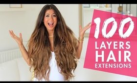 100 Layers of Hair Extensions | Luxy Hair