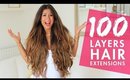 100 Layers of Hair Extensions | Luxy Hair