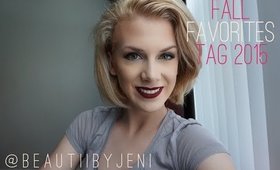 Fall Favorites Tag 2015 (@ Jaclyn Hill) |BeautiiByJeni