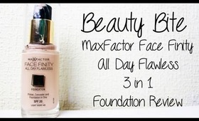 Beauty Bite | Maxfactor Face Finity 3 in 1 Foundation Review