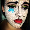 Lichtenstein Pop Art Inspired Makeup