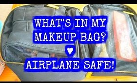 What's in my Travel Makeup Bag? ♥ Airplane Safe! | Rosa Klochkov