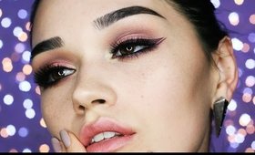 Peach and Purple makeup tutorial