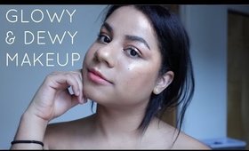Dewy Glowing Makeup Tutorial | Adozie
