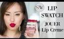 Jouer cosmetics Lip Creme liquid lipstick swatches & review