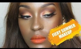 Fiery Summer Makeup - Monotone