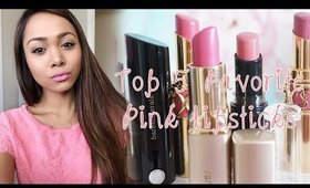 Top 5 PINK Lipsticks & GIVEAWAY! | Charmaine Dulak