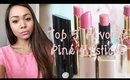 Top 5 PINK Lipsticks & GIVEAWAY! | Charmaine Dulak