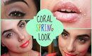 [ Tuto n°3 ] Get Ready With Me : Spring Smokey Eye and Coral Lip