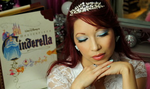 Used colors from the Disney Cinderella Storylook Palette by Sephora