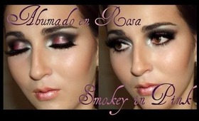 Ahumado en Rosa / Smokey in Pink complete makeup